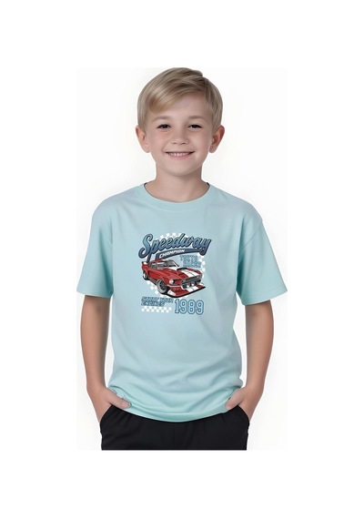 Fyk Kids Erkek Çocuk Yazlık Speeedway Baskılı Alt-üst Takım Mint Yeşil Fyk Kids Erkek Çocuk Yazlık Speeedway Baskılı Alt-üst Takım Mint Yeşil