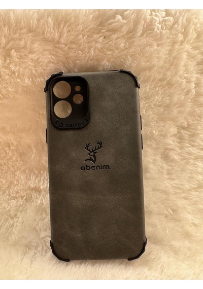 Apple Uyumlu iPhone 12 Mini İle Ultra Yumuşak Dokulu Ve Köşe Korumalı Telefon Kılıfı Gri