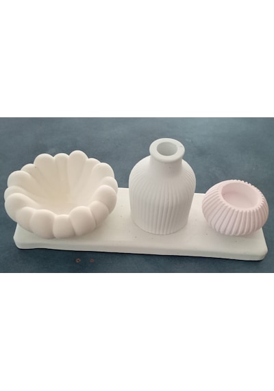 Taş Tozu İle Üretilmiş Set Tütsülük