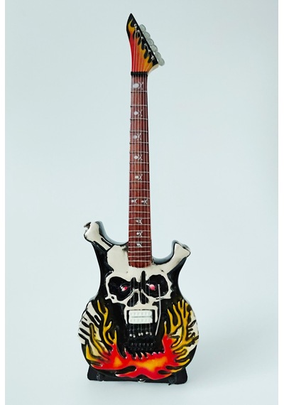 El Yapımı 1/4 Ölçek Minyatür Elektro Gitar Esp George Lynch