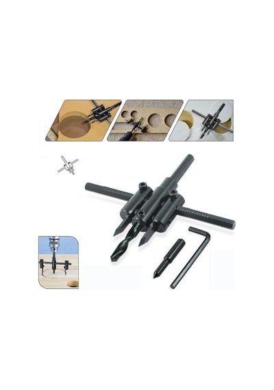 Sonax Ayarlı Delme Panç Seti 30-120mm Matkap Delme