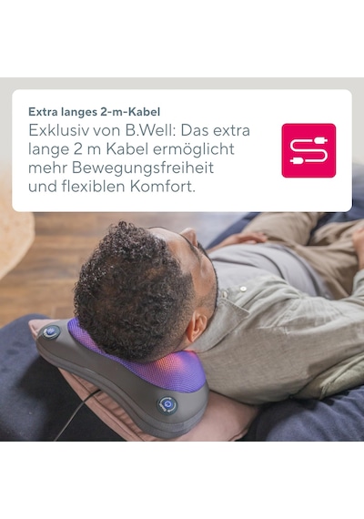 B.well Swiss Med-420 Shiatsu Masaj Cihazı, Isıtma Fonksiyonlu Elektrikli Masaj Cihazı, 2 Hız Seviyesi, 4 Masaj Başlığı, Yön Değiştirme, Otomatik Kapanma, Şebeke Ve Araç Adaptörü B.well Swiss Med-420 Shiatsu Masaj Cihazı, Isıtma Fonksiyonlu Elektrikli Masaj Cihazı, 2 Hız Seviyesi, 4 Masaj Başlığı, Yön Değiştirme, Otomatik Kapanma, Şebeke Ve Araç Adaptörü