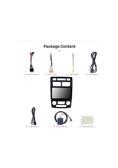 Kıa Sportage Dijital / Manuel 2007-2010 Multimedya Navigasyon Usb Kamera Carplayer 4 Ram