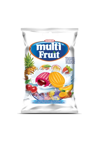 Tayaş Multi Fruit Karışık Meyveli Sert Şeker 1 KG