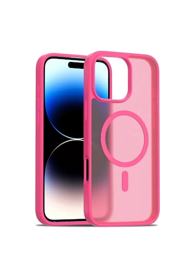 Apple iPhone  Uyumlu,  16 Pro Max Jota Magsafe Kapak - Rose