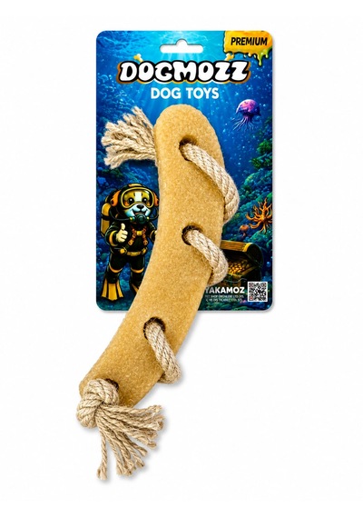 Dogmozz Premium Delik Kauçuklu Diş Kaşıma İpi 30 Cm