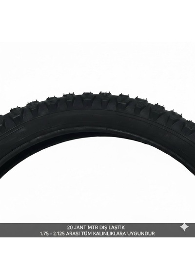 20 Jant Bisiklet Dış Lastik 20x1.75 1.90 1.95 2.125 Uyumlu Çocuk Bisikleti Mtb Dişli Lastiği 1 Adet