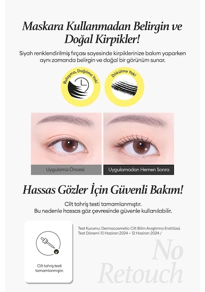 Missha Kirpiklere Besleyici Bakım Sunan Siyah Maskara