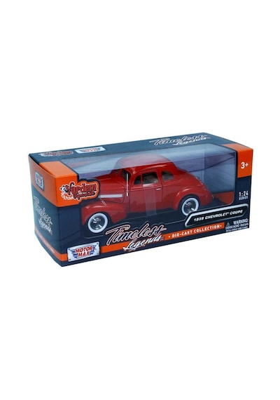 Motormax Model Araba 1 24 1939 Chevrolet Coupe Bordo