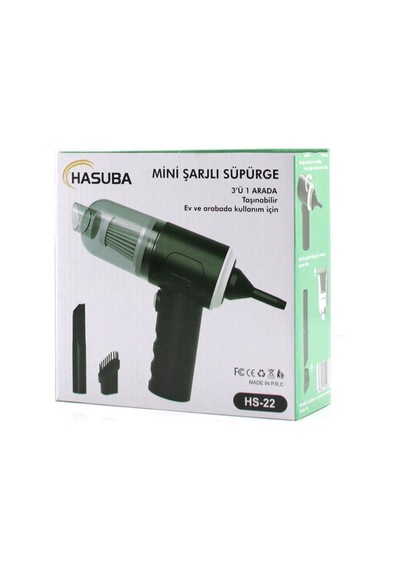 Hasuba Hs-22 3'ü 1 Arada El Tipi Süpürge - Usb Şarjlı Çekme Üfleme Mini Taşınabilir Süpürge & Yıkama Makineleri