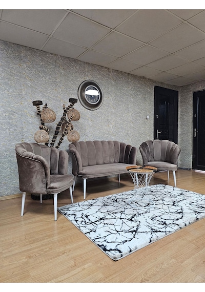 Zafir Papatya Çay Seti Koltuk Takımı Beyaz Boyalı Sivriltme Ayak, Balkon, Salon, Ofis, Cafe Koltuk Takımı Kahverengi Zafir Papatya Çay Seti Koltuk Takımı Beyaz Boyalı Sivriltme Ayak, Balkon, Salon, Ofis, Cafe Koltuk Takımı Kahverengi