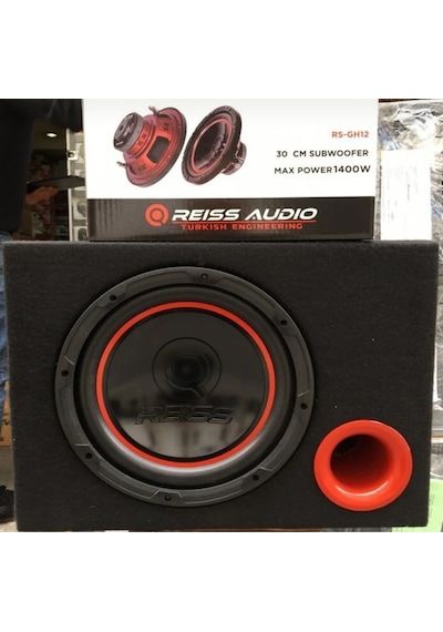 Reiss Audio Rs-gh12 30 Cm Subwoofer Bas 1400 Watt Kabinli
