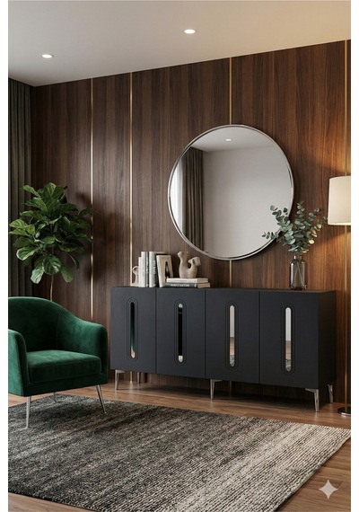 Ka1810as Rany Konsol ,tv Sehpası Antrasit-silver 180cm
