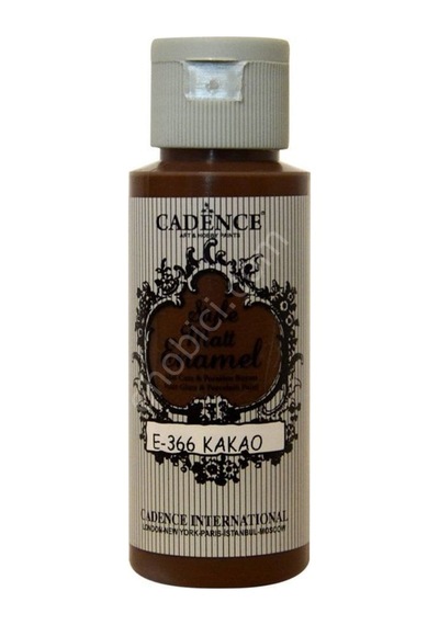 Cadence Enamel Cam ve Porselen Boyası - 366 Kakao