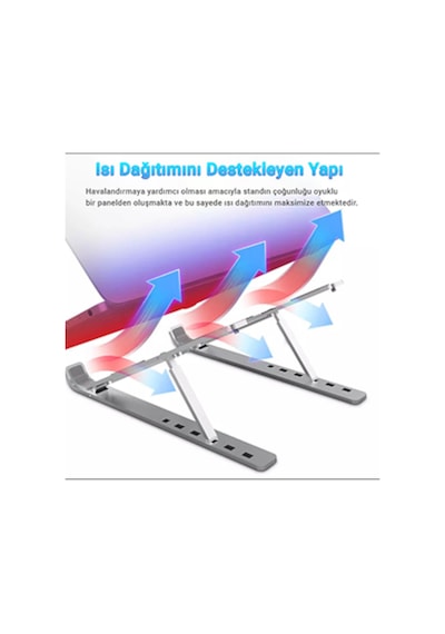 Mühlen Ergonomik Taşınabilir Katlanır Pc Tablet Standı N29-3