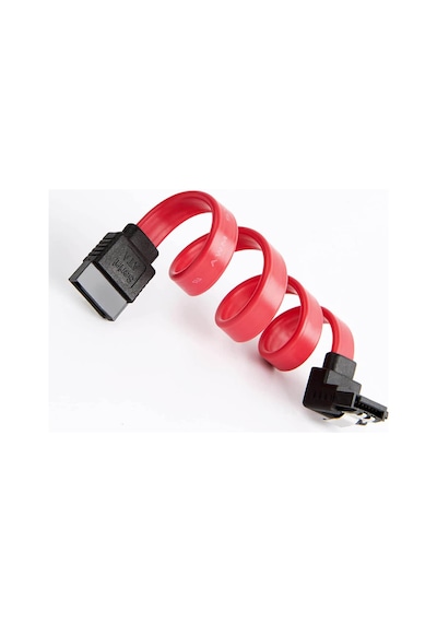 40 cm Sata Data Kablo - 90 Derece - Metal Klips - 5 Adet