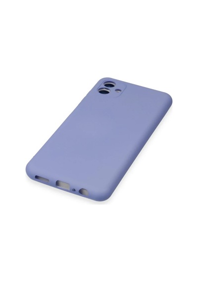 Bezos Samsung Galaxy A04e Kılıf Nano İçi Kadife Silikon - Lila Ob