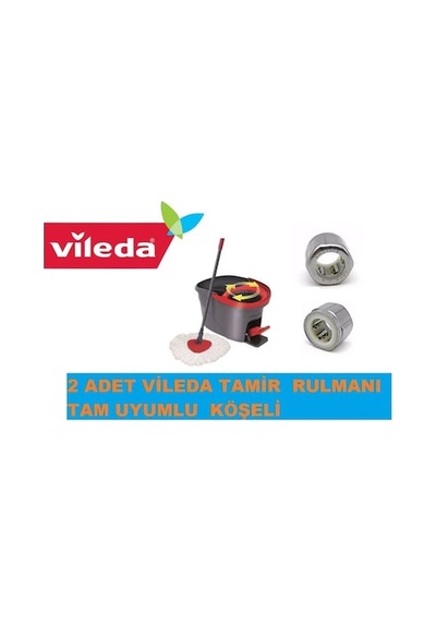 Vileda Rulmanı 2 Adet -Yedekli Vileda Turbo Tamir Rulmanı