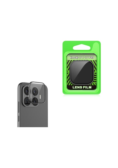 Adige Xiaomi 17t Pro Ekran Koruyucu Nano Cam + Kamera Lens Koruyucu