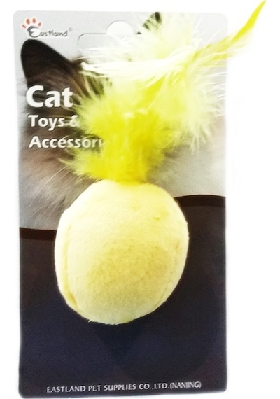 Muratech Eastland Kedi Otlu Tüylü Top 4,5 Cm Karş.renkli