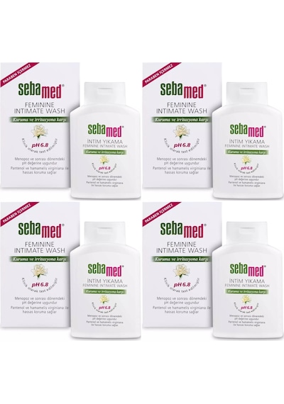 Sebamed İntim Menapoz Likit 200ml Ph6.8 4 Lü Set