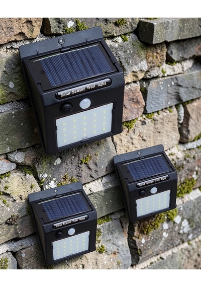 Güneş Enerjili Hareket Sensörlü 20 Led Bahçe Lambası Uuczsensörlülamba1 Çok Renkli