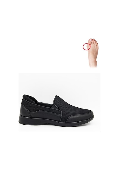 Ceyo 9925-48 Erkek Comfort Ayakkabı - Siyah Siyah