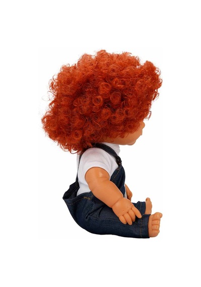 Curly Bebek 35 Cm. - Salopetli