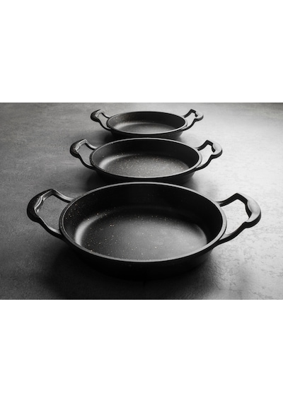 Sava Home 3'lü Döküm Sahan Seti Yumurta Sahanı 18-20-22 Cm, Üçlü