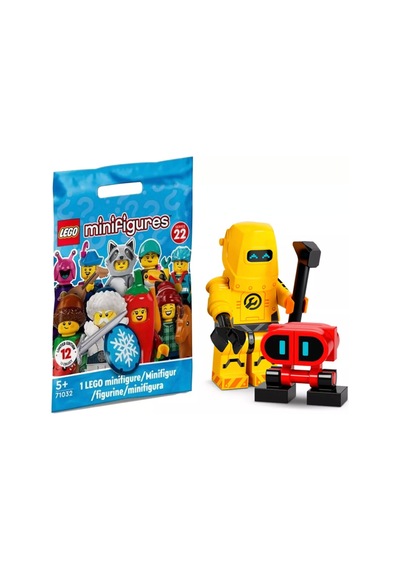 71032 Minifigür Seri 22 - 1 - Robot Repair Tech Minifigür
