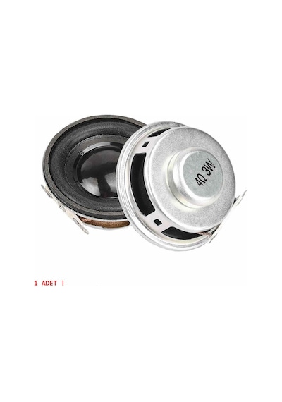 Mini 4cm 4 Ohm 3w Hoparlör Yuvarlak Speaker 3 Watt Ses Müzik Amfi Ses Oluşturucu Yüksek Kalite