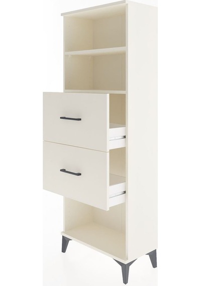 Arges Dolap 2 Raflı 2 Çekmeceli 60x30x163 Aytaşı-aytaşı Aytaşı