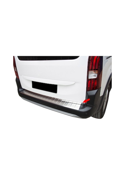 S-Dizayn  Opel Combo E Krom Arka Tampon Eşiği 2019 ve Üzeri