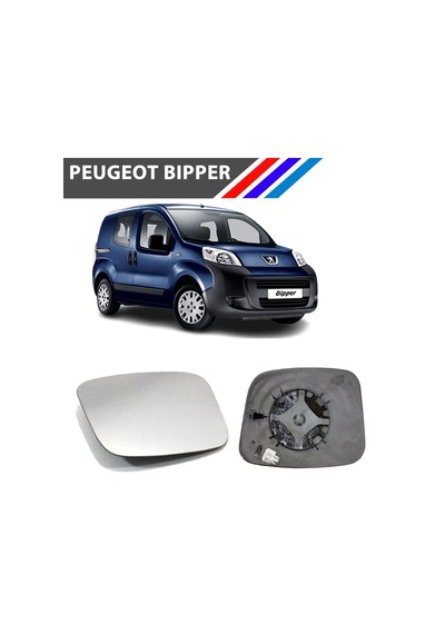 Peugeot Bipper Sağ Dış Ayna Camı Yolcu Tarafı Isıtmalı