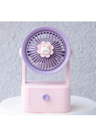 Çekmeceli Mini Masaüstü Fan Vantilatör .