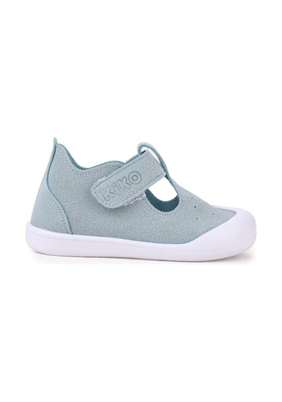 Kiko Kids Elroy İlk Adım Bebe Cırtlı Kız Bebek Spor Ayakkabı Bebe Mavi