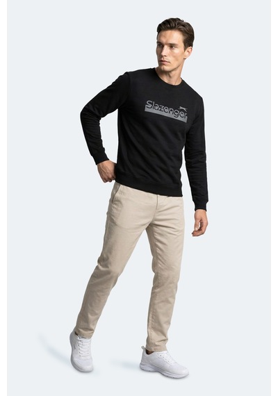 Slazenger Garage Erkek Siyah Sweatshırt