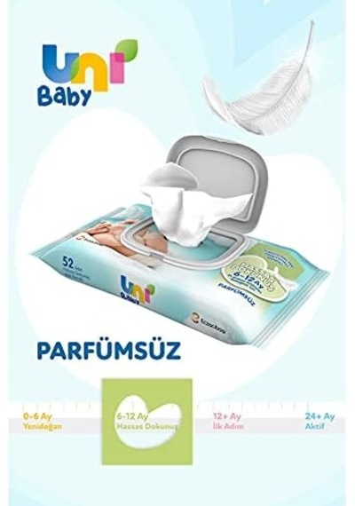 Hassas Dokunuş Islak Mendil 12 52 Yaprak