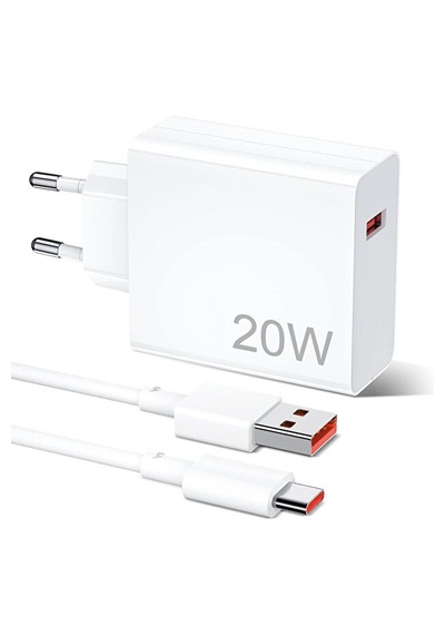 Apple iPhone Uyumlu, İpad Uyumlu, Samsung, Ve Android Type-c 20w Watt Ultra Hızlı Şarj Aleti Adaptör