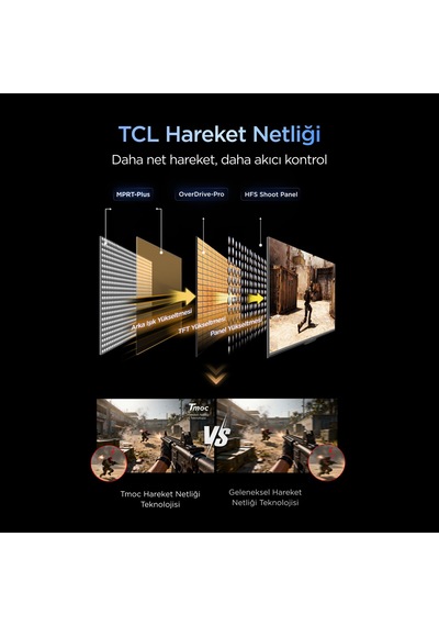 TCL 27C2A Pro Gaming Monitörü 27" 1ms 160hz Uhd 4k Qd-mini Led Oyuncu Monitörü 2304 Bölge, Xdr