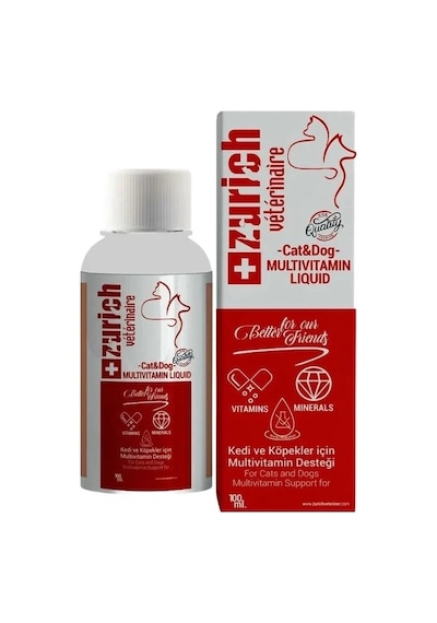 Zurich Kedi Köpek Multivitamin Likit 100 Ml
