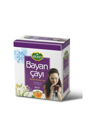 Akzer Bayan Karışık Bitki Süzen Poşet Çay 60 x 1.5 G
