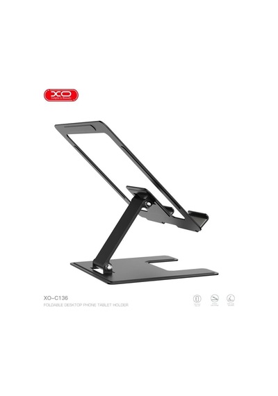 Xo C136 Katlanabilir Metal Tablet Ve Telefon Standı Cep Tutucu Stand Modeli Ayarlanabilir Stant