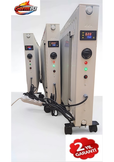 Germısı Hybrit İnverter Elektrikli Petek Radyatör 3kademe Turbo Modlu 60x120cm 500w-1500w
