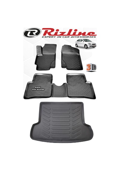 Rizline Hyundai Accent Era 2006-2012 3D Paspas+Bagaj Havuzu Seti