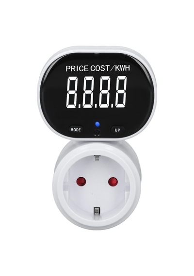 Wellhise Pm 005 Dijital Enerji Ölçer Priz - Dönebilir Va Ekranlı Wattmetre - 16a 3680w