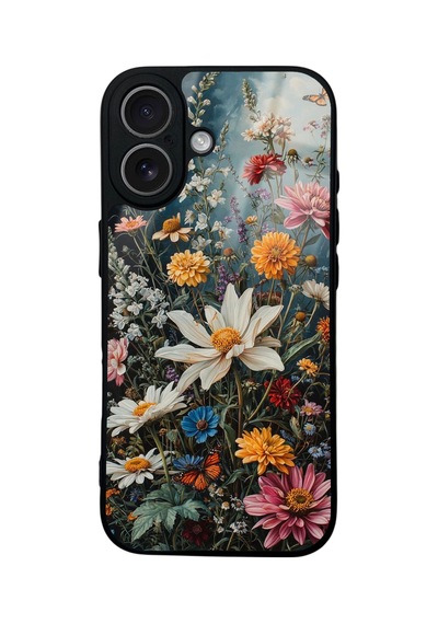 Apple Uyumlu iPhone 17 Secret Wildwood Tasarımlı Glossy Telefon Kılıfı Çok Renkli