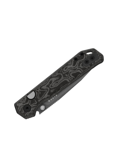 Kizer Begleiter 2.9 Kizer Button Liner Lock Vortex Pattern Micarta Bd1n Gray Pvd Kizerv 3458.2bda2 Kamp Çakısı Sarı