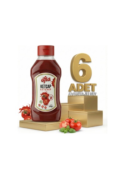 Afia Acılı Ketçap 6x550 Gr