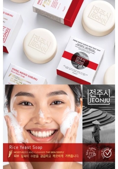 Jeonju Pirinç Mayası Beyazlatıcı & Aydınlatıcı Sabun JEONJU.003
